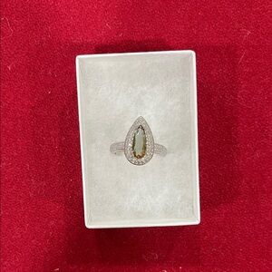 Stunning 925 Silver Zultanite Teardrop Ring